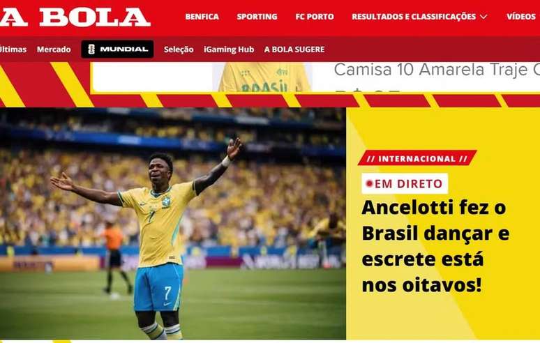 Imprensa internacional repercute vit&oacute;ria do Brasil contra o Jap&atilde;o &ndash;