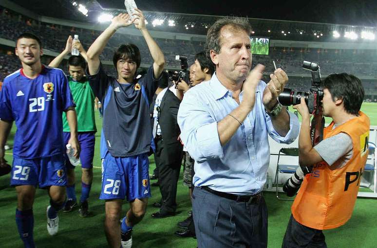 Zico treinou a sele&ccedil;&atilde;o japonesa no ciclo entre 2002 e 2006 &ndash;