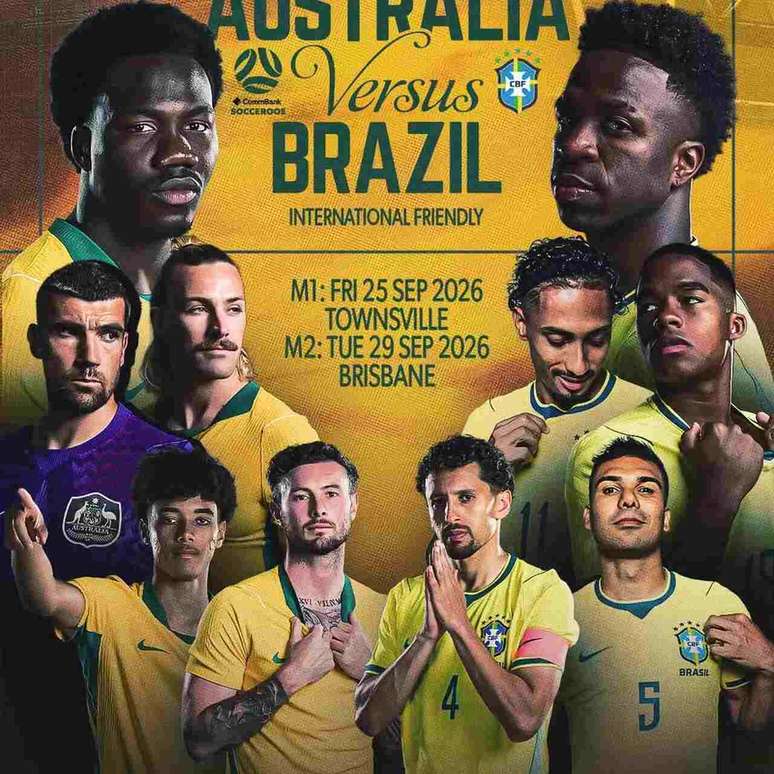 Confira o an&uacute;ncio da Federa&ccedil;&atilde;o de Futebol da Austr&aacute;lia (FFA) &ndash;