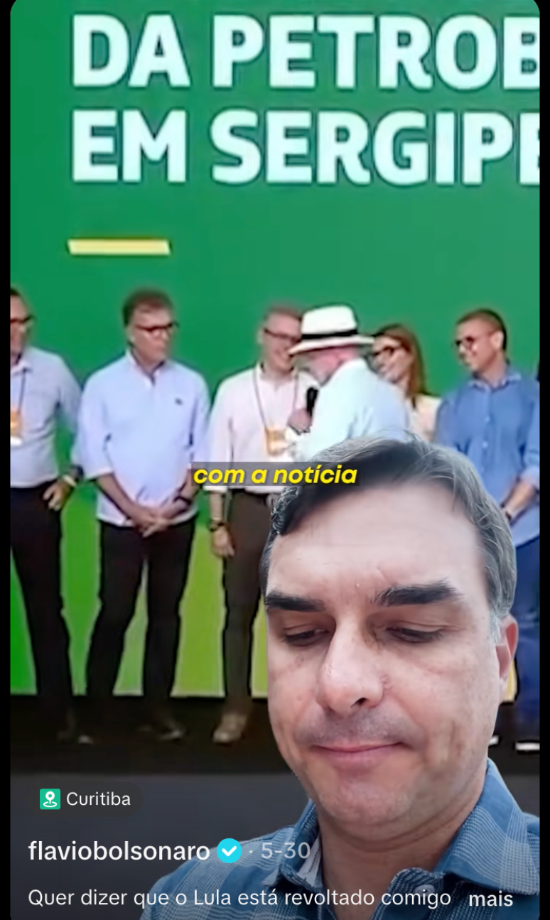 Fl&aacute;vio Bolsonaro criticou Lula por falas sobre decis&atilde;o dos EUA de classificar fac&ccedil;&otilde;es criminosas como terroristas