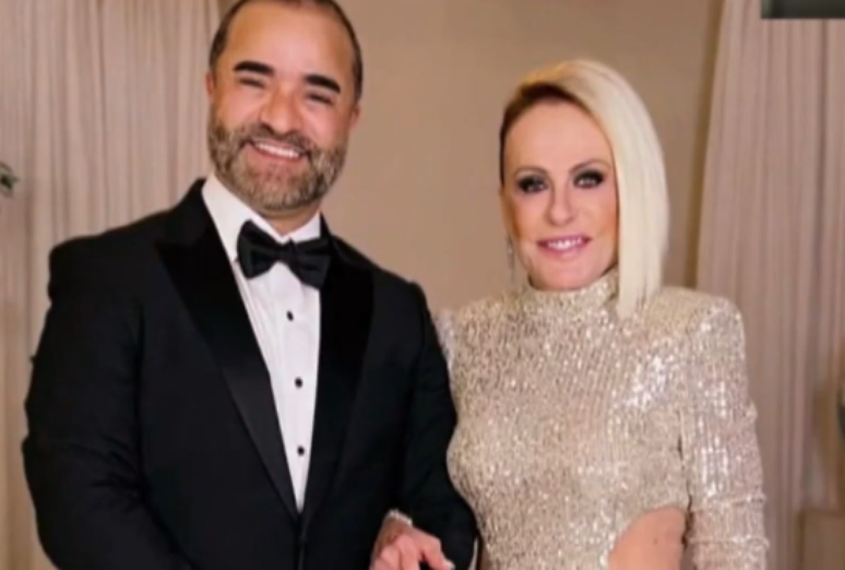 Ana Maria Braga e o marido, F&aacute;bio Arruda