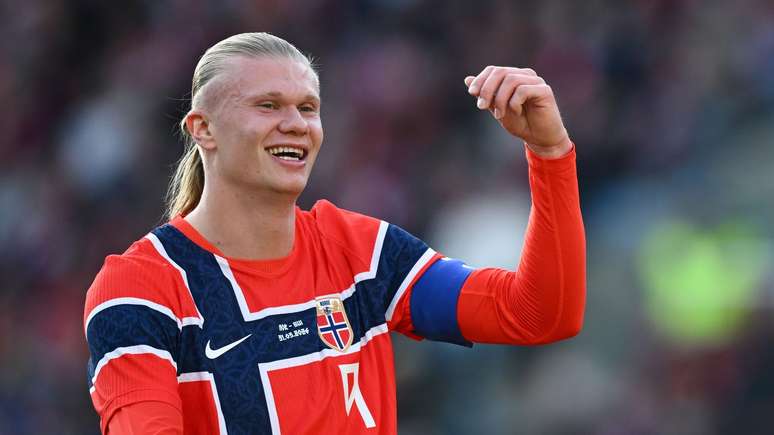 Haaland marcou 55 gols em 49 partidas por seu pa&iacute;s
