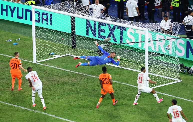 Gol de Diop para o Marrocos nos acr&eacute;scimos levou a partida para prorroga&ccedil;&atilde;o e p&ecirc;naltis