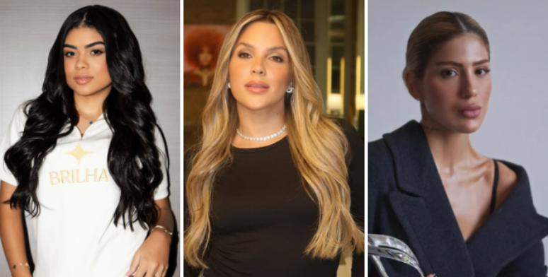 Duda Santos, Carol Cabrino e Gabrielle Figueiredo
