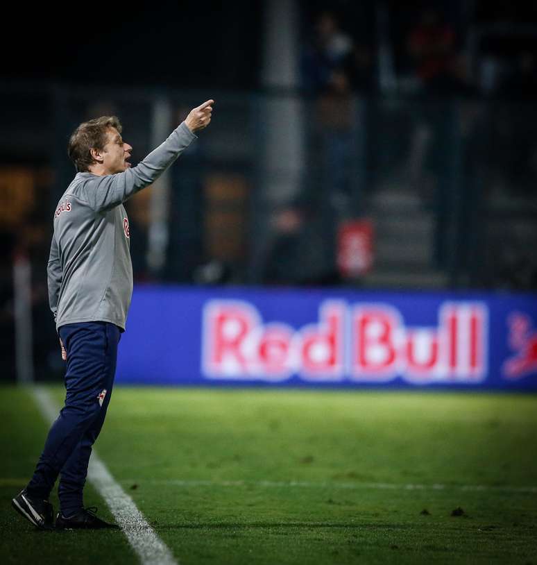 Fernando Seabra durante partida (Foto de Ari Ferreira/Red Bull Bragantino)
