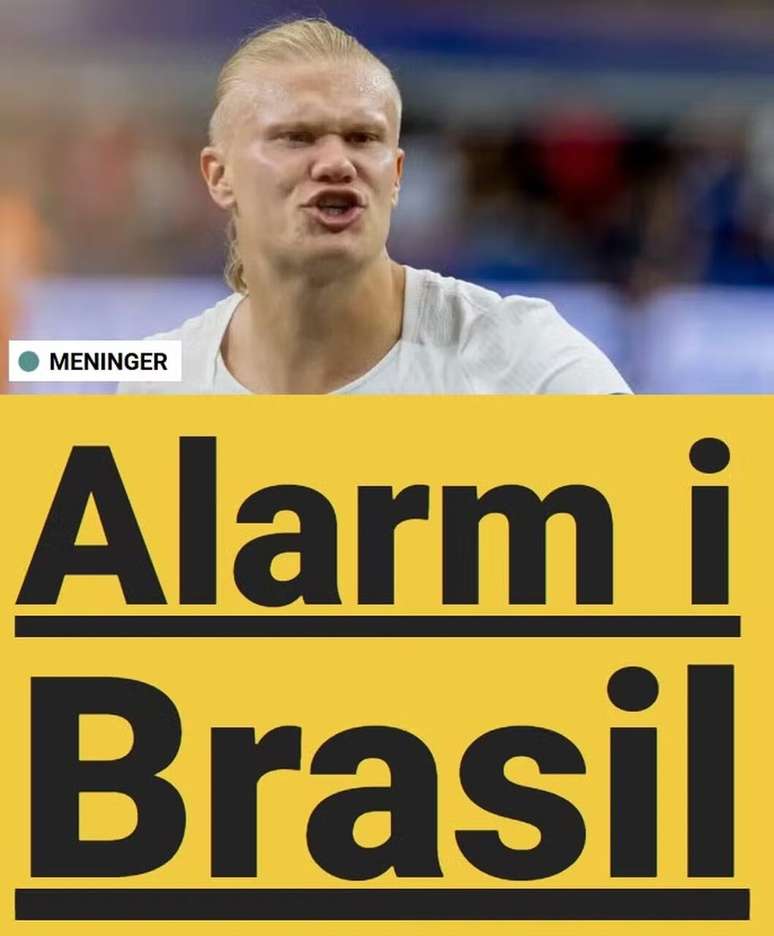 Jornal noruegu&ecirc;s diz que Brasil est&aacute; com medo de enfrentar a Noruega &ndash;
