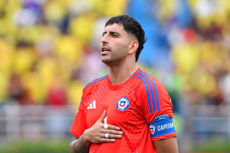 Guillermo Maripan, zagueiro e capit&atilde;o da sele&ccedil;&atilde;o do Chile 