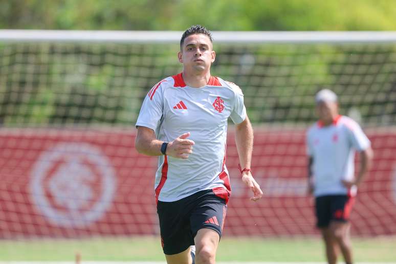 Rafael Borr&eacute; em treino pelo Inter &ndash; 