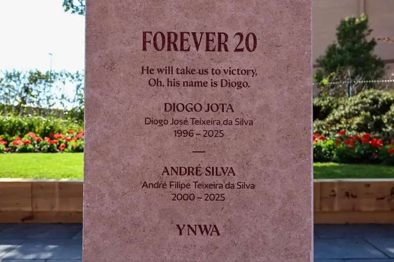 Detalhes da homenagem para Diogo Jota &ndash;