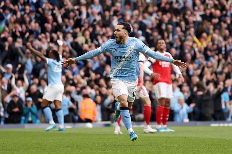 Rayan Cherki joga no Manchester City. (Photo by Carl Recine/Getty Images)