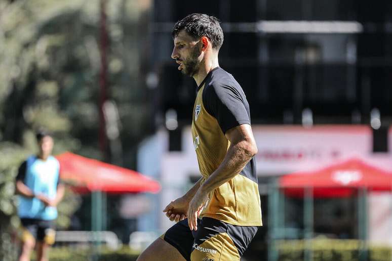 Calleri participou normalmente do treino nesta sexta-feira &ndash;