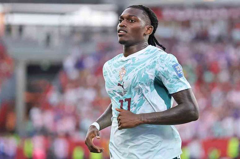 Rafael Le&atilde;o em a&ccedil;&atilde;o com a camisa de Portugal &ndash; Foto Buda Mendes/Getty Images