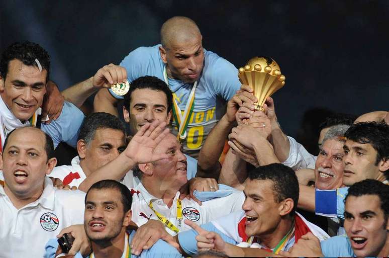 Egito celebra a Copa Africana de 2010 &ndash;