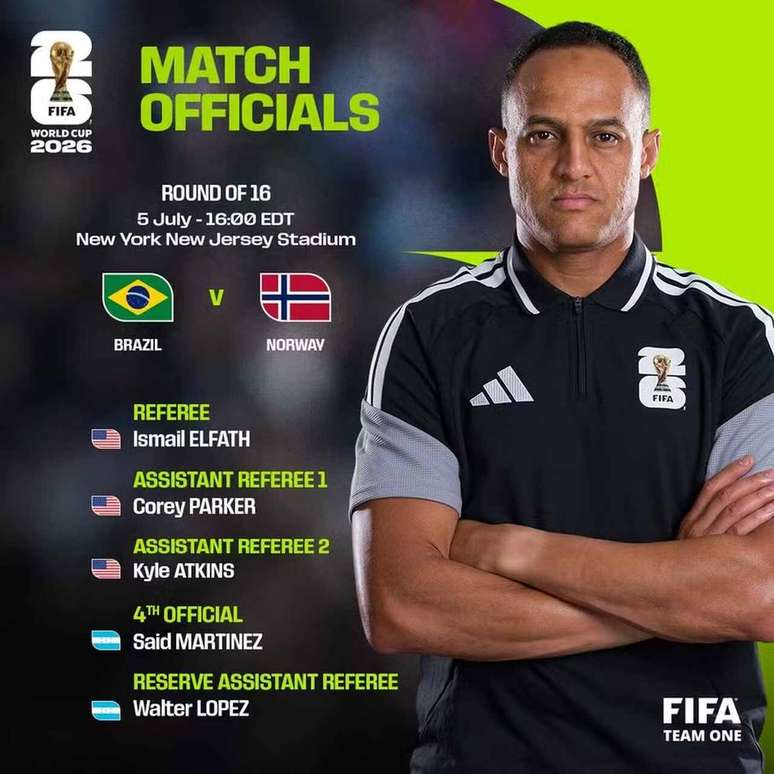 A arbitragem de Brasil x Noruega &ndash;