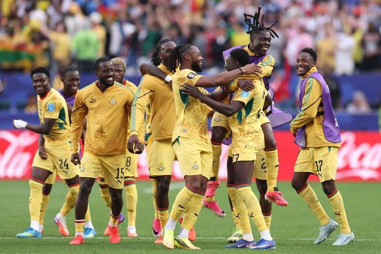 Gana encara a Col&ocirc;mbia. (Photo by Darrian Traynor/Getty Images)