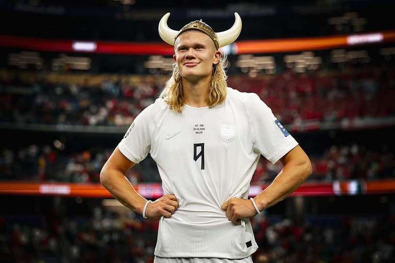 Haaland j&aacute; tem 60 gols pela sele&ccedil;&atilde;o da Noruega &ndash;