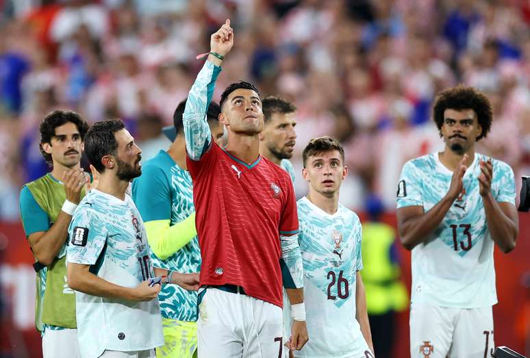 Cristiano Ronaldo fez uma homenagem a Diogo Jota