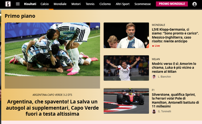 Gazzetta dello Sport destaca campanha de Cabo Verde