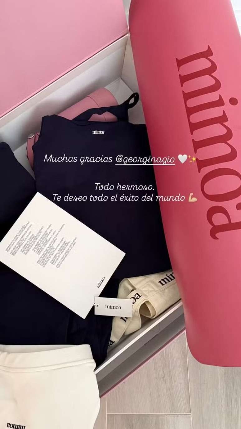 Antonela Roccuzzo agradece Georgina Rodr&iacute;guez pelo presente &ndash;