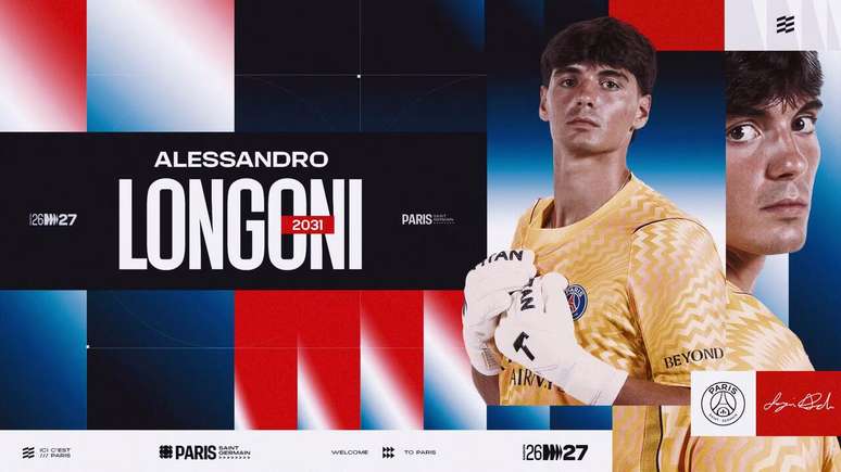 Goleiro de 18 anos chega ap&oacute;s encerrar contrato com o Milan e refor&ccedil;a o elenco parisiense &ndash;