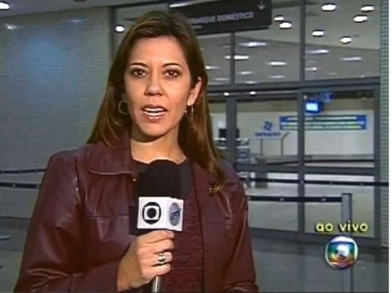 Graciela Andrade em reportagem do Jornal da Globo em 17 de julho de 2008. Ela saiu da emissora em 2026.