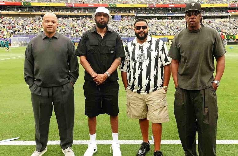 DJ Khaled e Jay-Z acompanharam a elimina&ccedil;&atilde;o do Brasil para a Noruega &ndash;