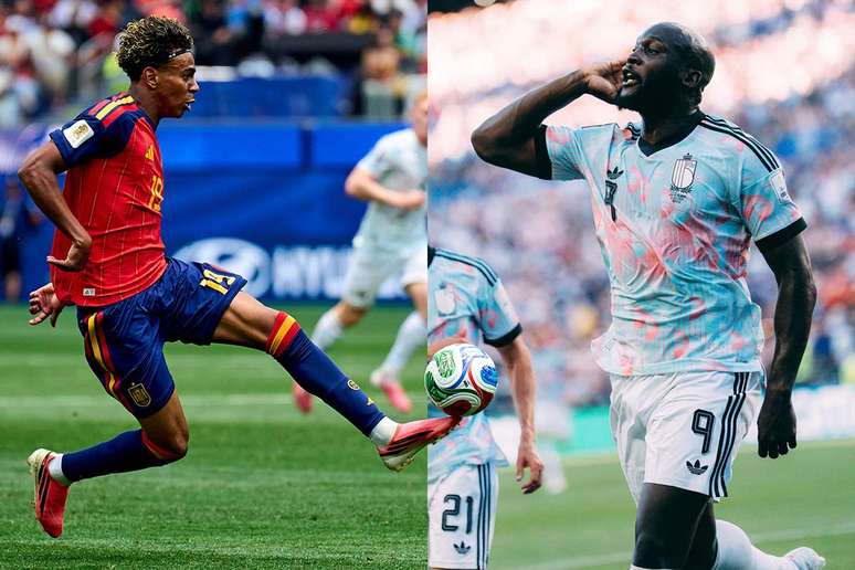 Lamine Yamal e Romelu Lukaku far&atilde;o duelo geracional nesta sexta-feira (10) &ndash;