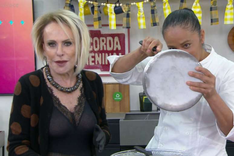 Ana Maria recebe ajuda da equipe