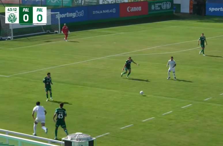 Imagens do jogo-treino do Palmeiras desta qurta-feira (8) &ndash;