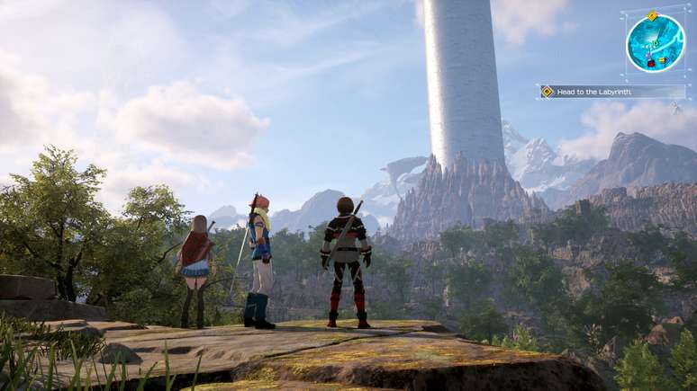 Echoes of Aincrad apresenta belos visuais de anime com cen&aacute;rios altamente detalhados
