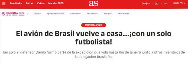 AS repercute retorno da delega&ccedil;&atilde;o brasileira