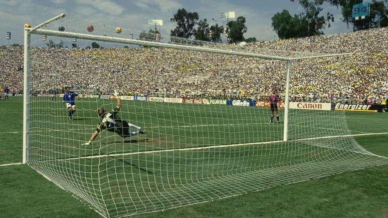 A emocionante Copa do Mundo de 1994 terminou com um decepcionante 0 a 0 na final entre It&aacute;lia e Brasil, seguida por uma disputa de p&ecirc;naltis