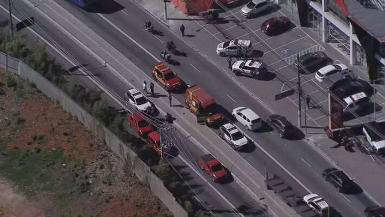 Ocorr&ecirc;ncia foi registrada na altura da Avenida Francisco Morato