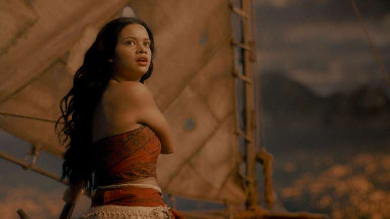 Catherine Laga'aia interpreta Moana no filme Moana em live-action