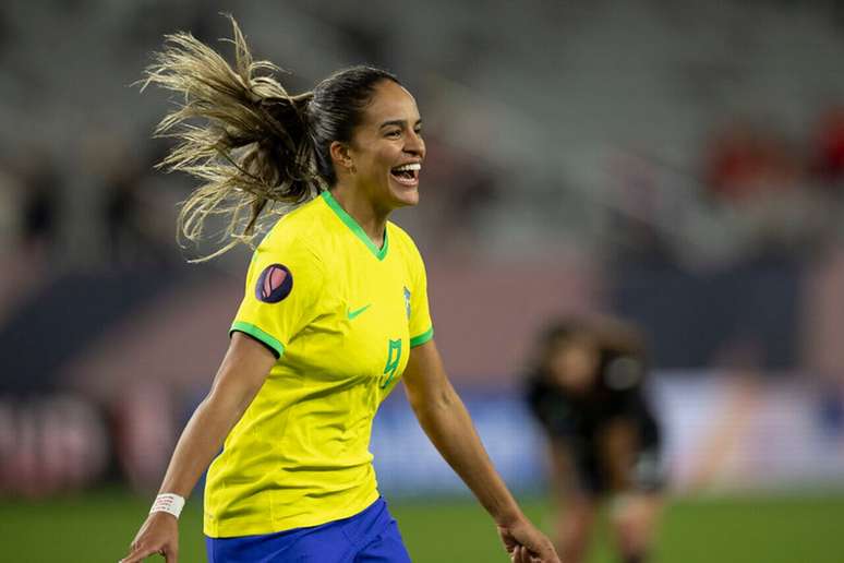 Comemora&ccedil;&atilde;o de vit&oacute;ria da Sele&ccedil;&atilde;o Brasileira sobre Porto Rico na Copa Ouro em 2024 &ndash;