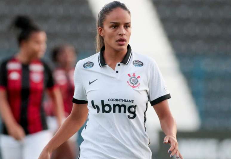 Atacante Gabi Nunes durante passagem pelo Corinthians &ndash;