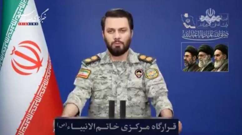 A declara&ccedil;&atilde;o de Khatam al-Anbiya foi divulgada pela imprensa iraniana