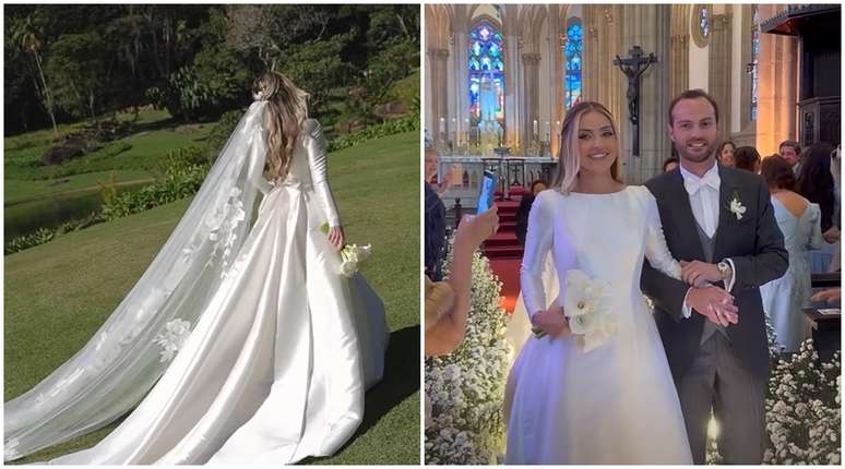 Paula von Sperling se uniu a Pedro Ismael em cerim&ocirc;nia e festa realizadas na serra fluminense