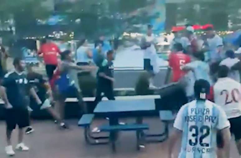 Barra bravas promoveram briga generalizada em Atlanta (EUA) &ndash;