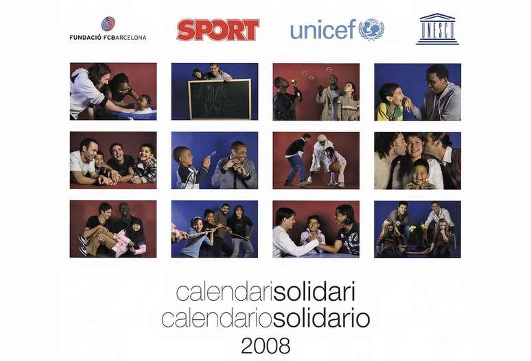 Mais imagens do calend&aacute;rio lan&ccedil;ado pelo Barcelona em 2008 &ndash;