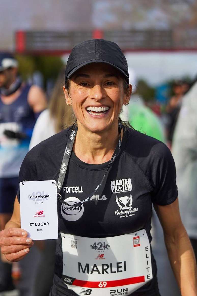 Marlei foi a segunda melhor brasileira e oitava geral (Foto: Fernanda Paradizo)
