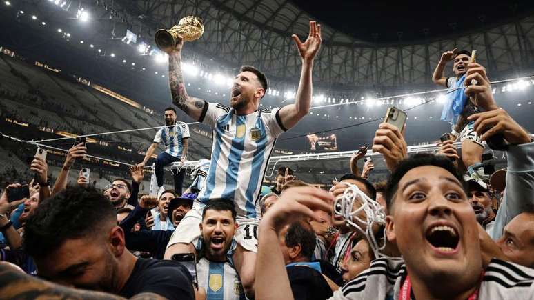 Lionel Messi marcou dois gols na final de 2022, quando a Argentina venceu sua primeira Copa do Mundo desde 1986