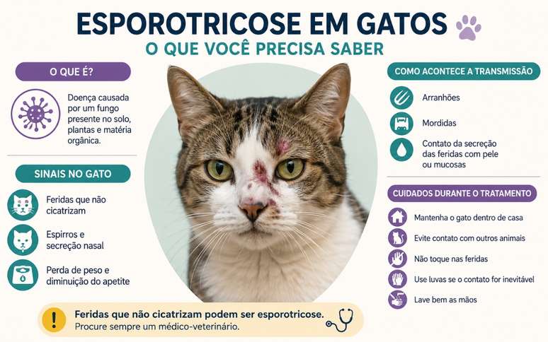 Doen&ccedil;a do gato