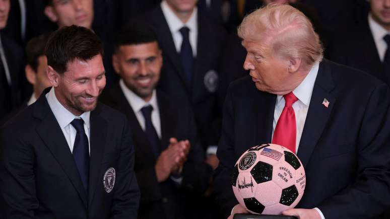 Trump e Messi ir&atilde;o se encontrar novamente no domingo, 19 de julho?
