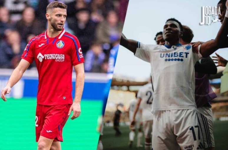 Fotos: Divulga&ccedil;&atilde;o / Getafe CF / FC K&oslash;benhavn - Legenda: Jogadores portugueses j&aacute; est&atilde;o pr&oacute;ximos de serem anunciados