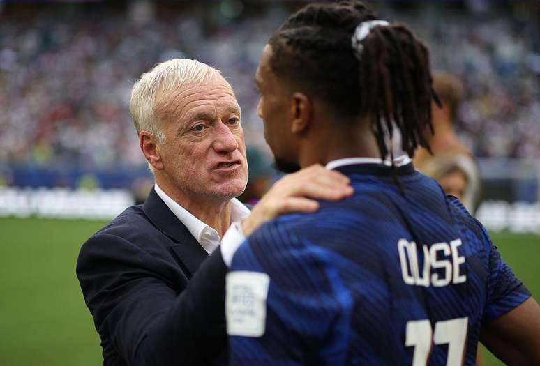 Esta foi a &uacute;ltima partida de Deschamps como t&eacute;cnico da Fran&ccedil;a