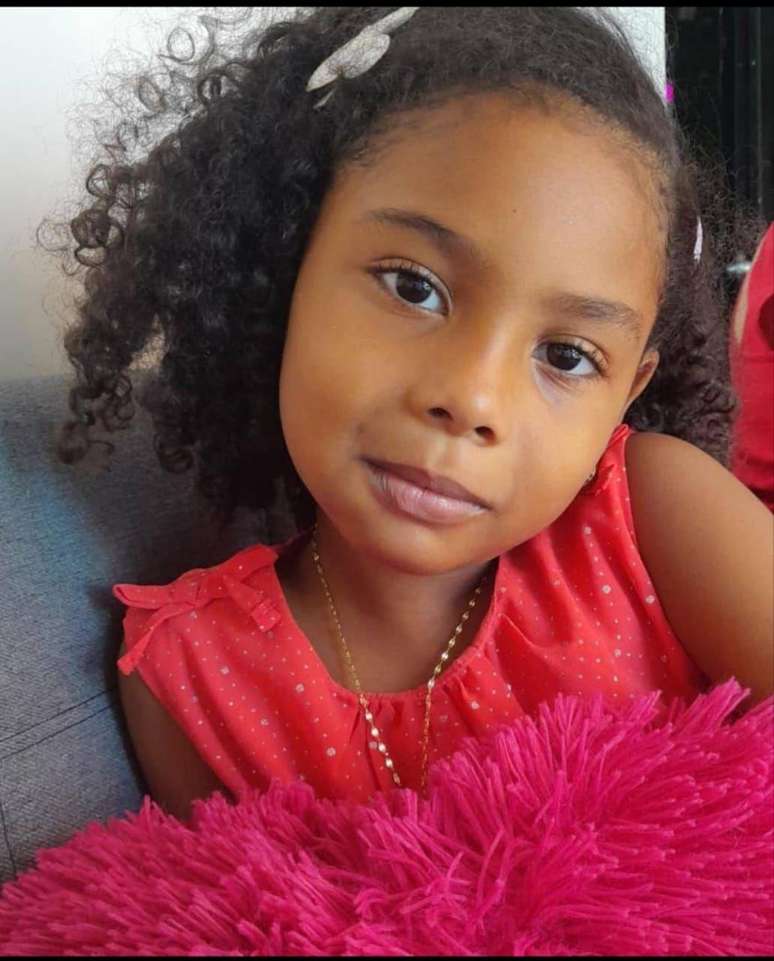 O corpo de Giannys Laya, de 6 anos, foi recuperado no dia 10 de julho