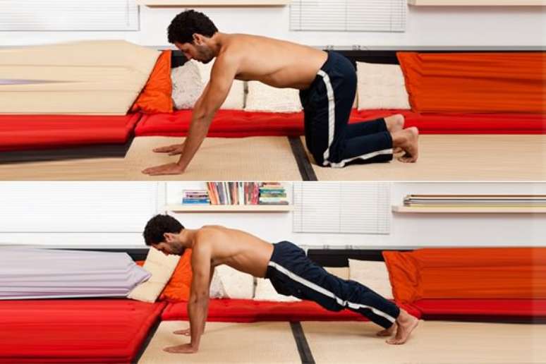 Chaturanga Dandasana &mdash; prancha baixa