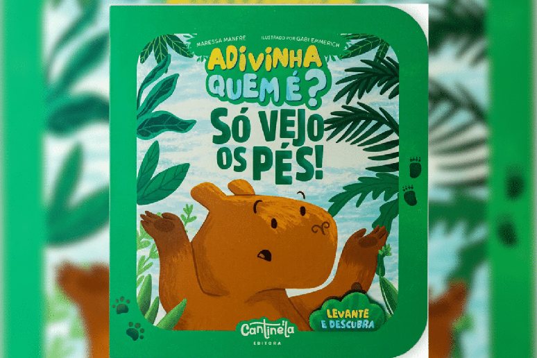 &ldquo;Adivinha quem &eacute;? S&oacute; vejo os p&eacute;s!&ldquo; conquista as crian&ccedil;as com rimas, abas interativas e animais da fauna brasileira 