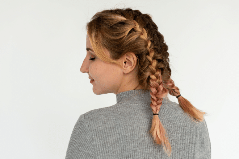 As tran&ccedil;as adicionam textura ao cabelo e deixam o penteado com um visual mais elaborado 